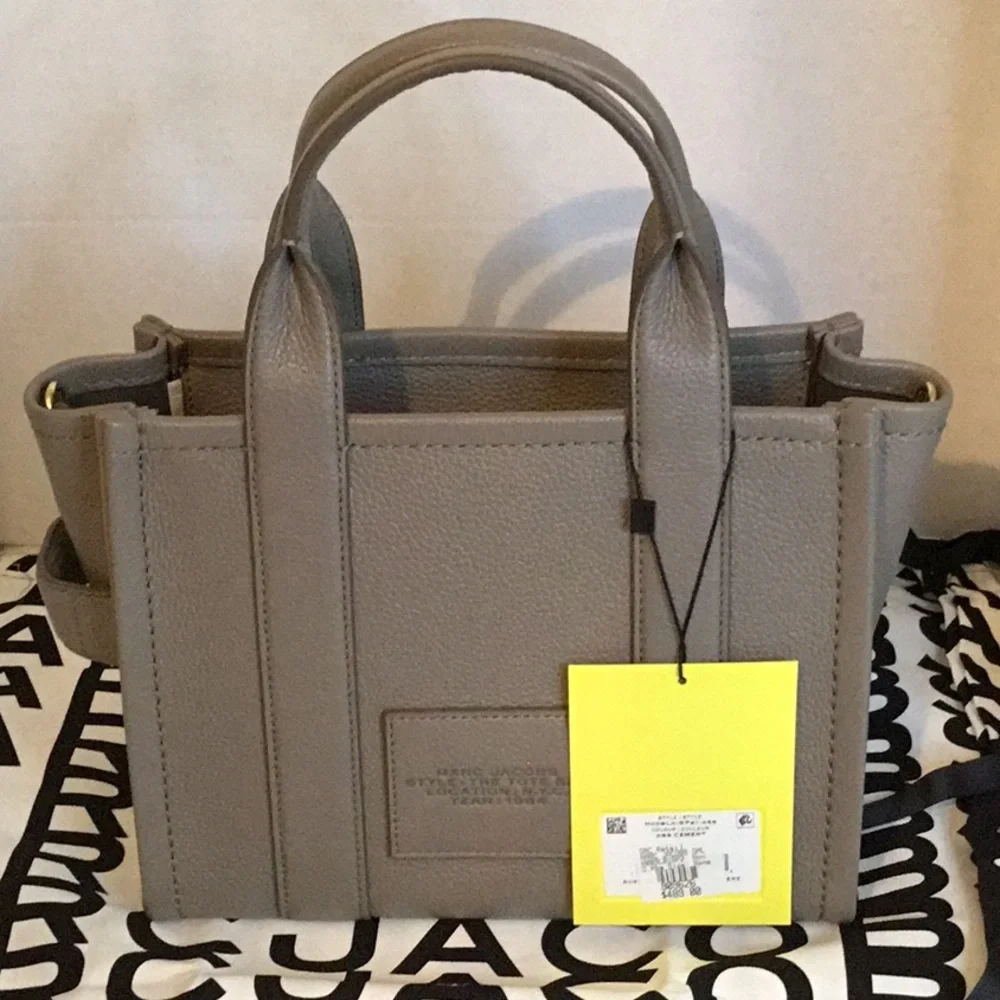 Marc Jacobs Taupe Leather Handbag SMALL